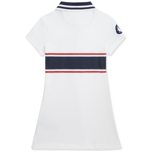 폴로 랄프로렌 Toddler & Little Girls Team USA Stretch Mesh Polo Dress