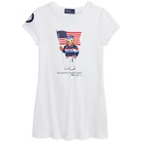 Toddler & Little Girls Team USA Polo Bear Cotton Jersey Dress