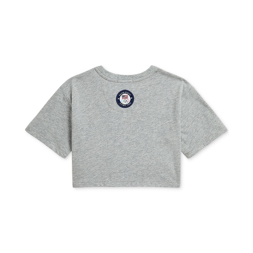 폴로 랄프로렌 Toddler & Little Girls Team USA Cotton Jersey Boxy Tee