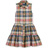 Toddler & Little Girls Angela Plaid Cotton Madras Shirtdress