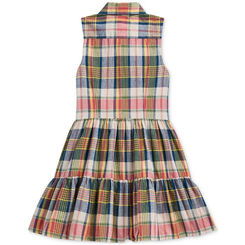 폴로 랄프로렌 Toddler & Little Girls Angela Plaid Cotton Madras Shirtdress