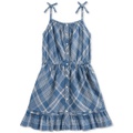 Toddler & Little Girls Plaid Cotton Madras Dress