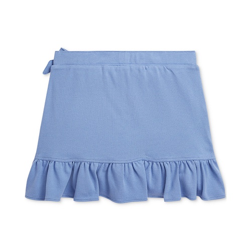 폴로 랄프로렌 Toddler & Little Girls Ruffled Stretch Mesh Faux-Wrap Skort