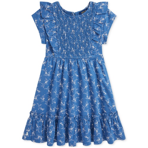 폴로 랄프로렌 Toddler & Little Girls Floral Smocked Cotton Jersey Dress