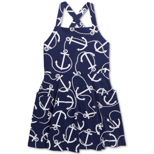 폴로 랄프로렌 Toddler & Little Girls Anchor-Print Cotton Jersey Dress