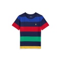 Toddler and Little Boys Striped Cotton Jersey Tee