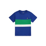 Toddler and Little Boys Striped Cotton Jersey Tee