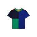 Toddler and Little Boys Color Blocked Cotton Jersey Tee