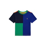 Toddler and Little Boys Color-Blocked Cotton Jersey Tee