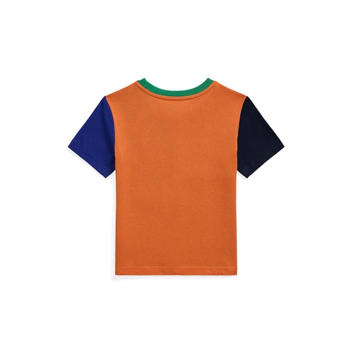 폴로 랄프로렌 Toddler and Little Boys Color-Blocked Cotton Jersey Tee