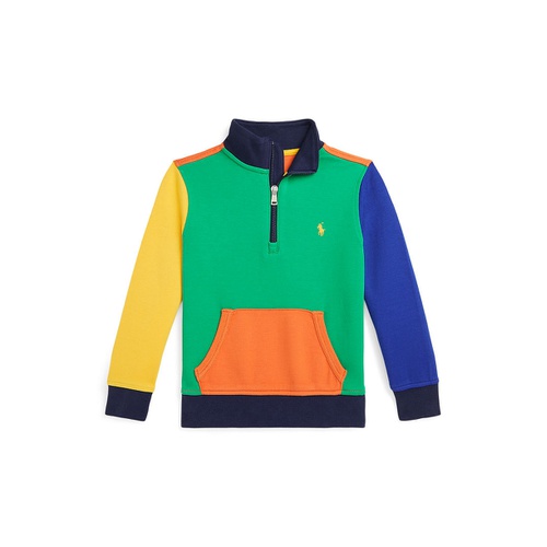 폴로 랄프로렌 Toddler and Little Boys Color-Blocked Double-Knit Sweatshirt