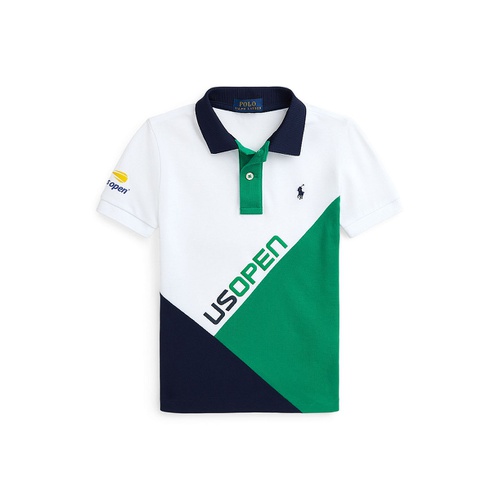 폴로 랄프로렌 Toddler and Little Boys US Open Performance Mesh Polo Shirt