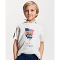 Toddler and Little Boys Team USA Polo Bear Cotton Jersey Tee