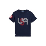 Toddler and Little Boys Team USA Cotton Jersey Graphic Tee