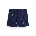 Toddler and Little Boys Polo Prepster Embroidered Chino Shorts