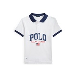 Toddler and Little Boy Logo Heavyweight Cotton Jersey Polo