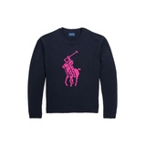 Big Girls Big Pony Cotton Sweater