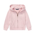 Toddler and Little Girls French Terry Full Zip Hoodie