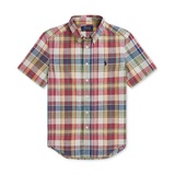 Big Boys Cotton Madras Short-Sleeve Shirt