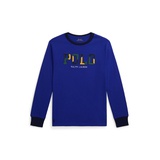 Big Boys Corduroy-Logo Cotton Long-Sleeve Tee