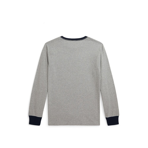 폴로 랄프로렌 Big Boys Corduroy-Logo Cotton Long-Sleeve Tee