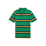 Big Boys Striped Cotton Mesh Polo Shirt