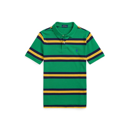 폴로 랄프로렌 Big Boys Striped Cotton Mesh Polo Shirt