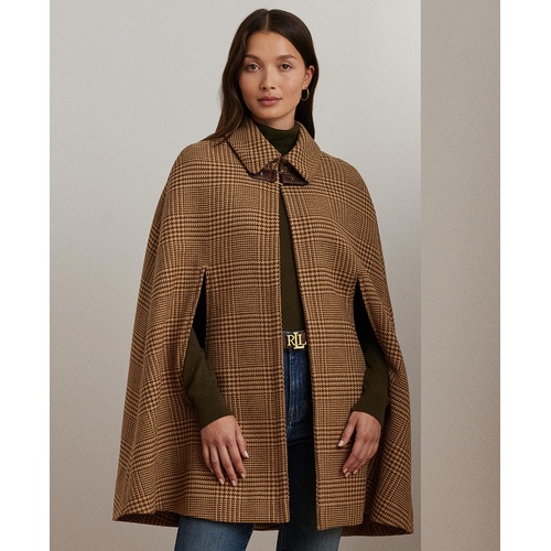 폴로 랄프로렌 Womens Wool-Blend Cape Coat