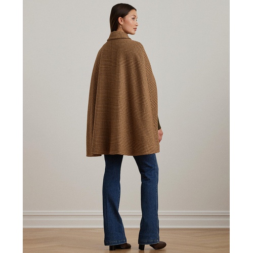 폴로 랄프로렌 Womens Wool-Blend Cape Coat