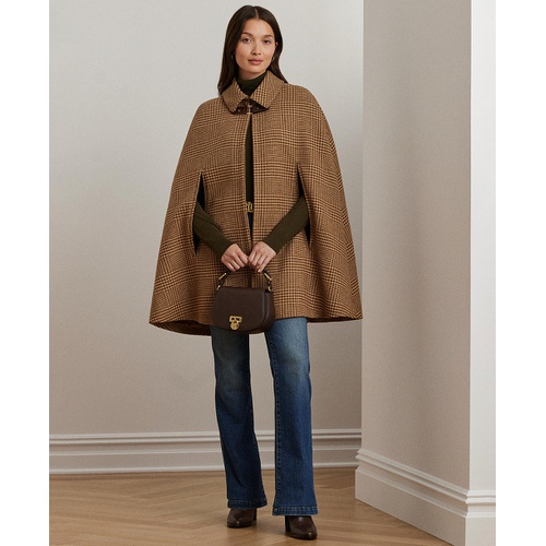 폴로 랄프로렌 Womens Wool-Blend Cape Coat