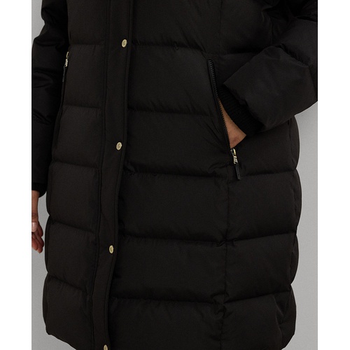 폴로 랄프로렌 Plus Size Faux-Fur-Trim Hooded Puffer Coat