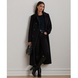 Womens Double-Breasted Belted Trench Coat