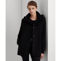 Womens Hooded A-Line Coat