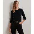 Womens Slim-Fit Crewneck Sweater