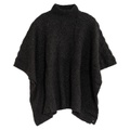 Pointelle Poncho with Lurex