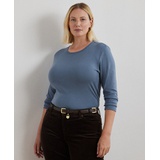 Plus Size Slim-Fit Crewneck Tee