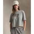 Womens LA28 Olympic Jersey Cropped Tee