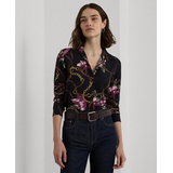 Womens Collared Floral Shirt