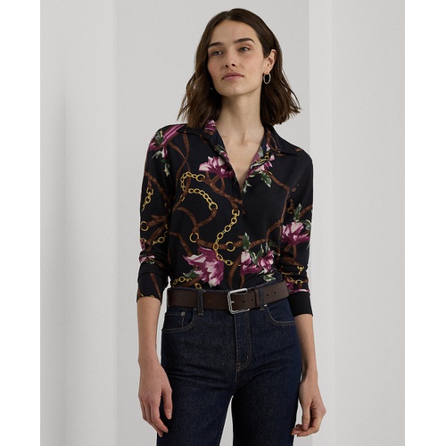 폴로 랄프로렌 Womens Collared Floral Shirt