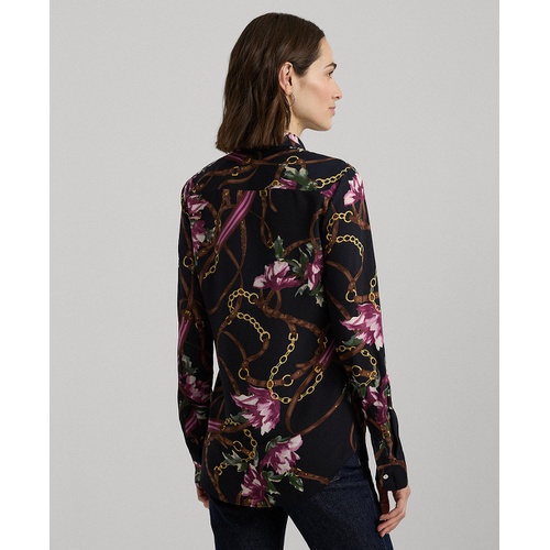 폴로 랄프로렌 Womens Collared Floral Shirt