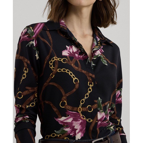 폴로 랄프로렌 Womens Collared Floral Shirt