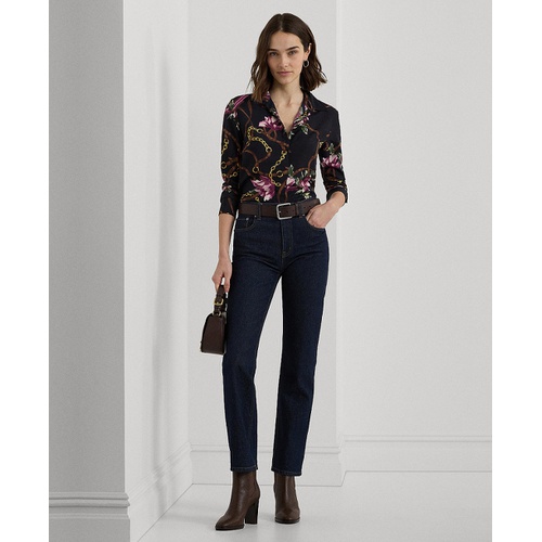 폴로 랄프로렌 Womens Collared Floral Shirt