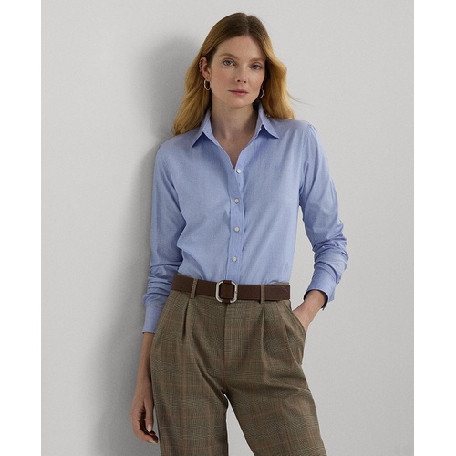 폴로 랄프로렌 Womens Cotton Collared Shirt