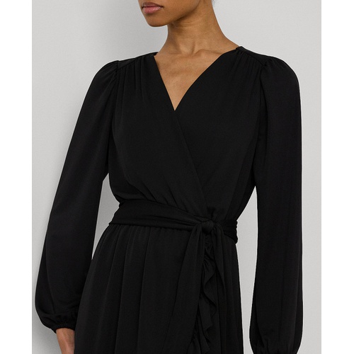 폴로 랄프로렌 Womens Belted Stretch Jersey Dress