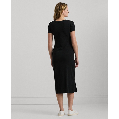 폴로 랄프로렌 Womens Jersey Twist-Front Midi Dress