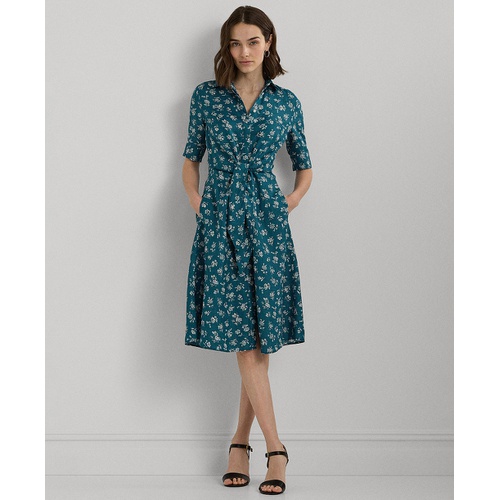 폴로 랄프로렌 Womens Linen Floral Shirtdress