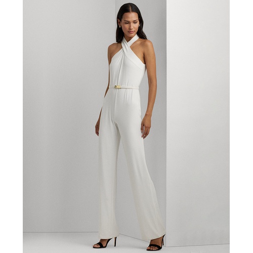 폴로 랄프로렌 Womens Wide-Leg Halter Jumpsuit