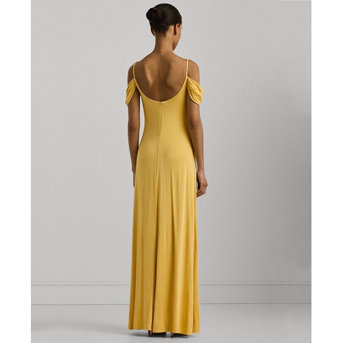 폴로 랄프로렌 Womens Off-The-Shoulder Jersey Gown