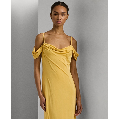 폴로 랄프로렌 Womens Off-The-Shoulder Jersey Gown