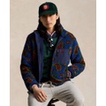 Mens Paisley Pile Fleece Jacket